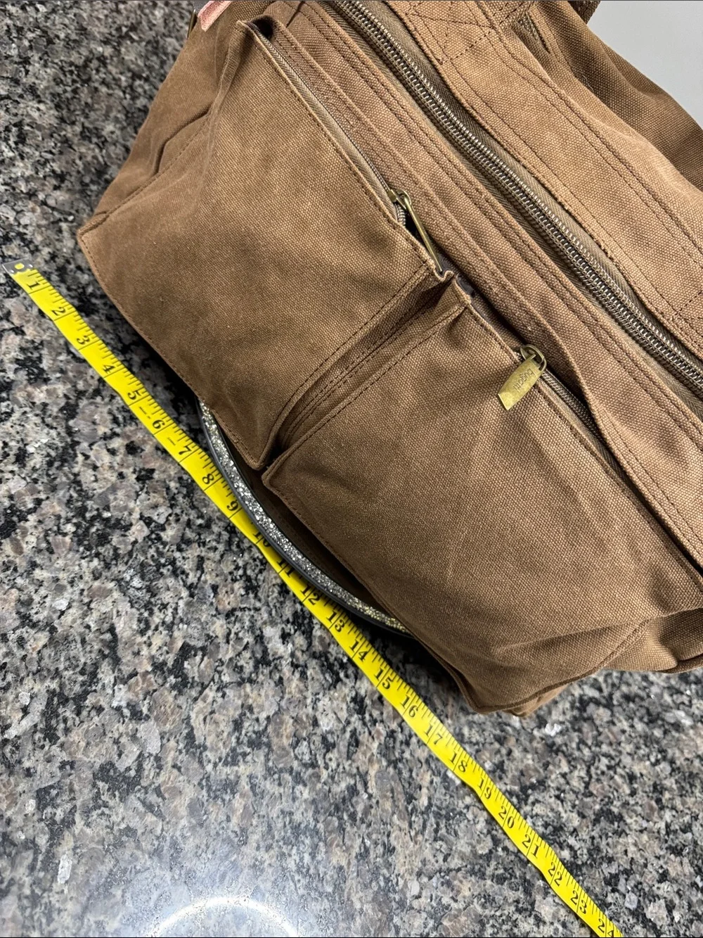 Bugatti Canvas Duffel Bag - Brown NWOT